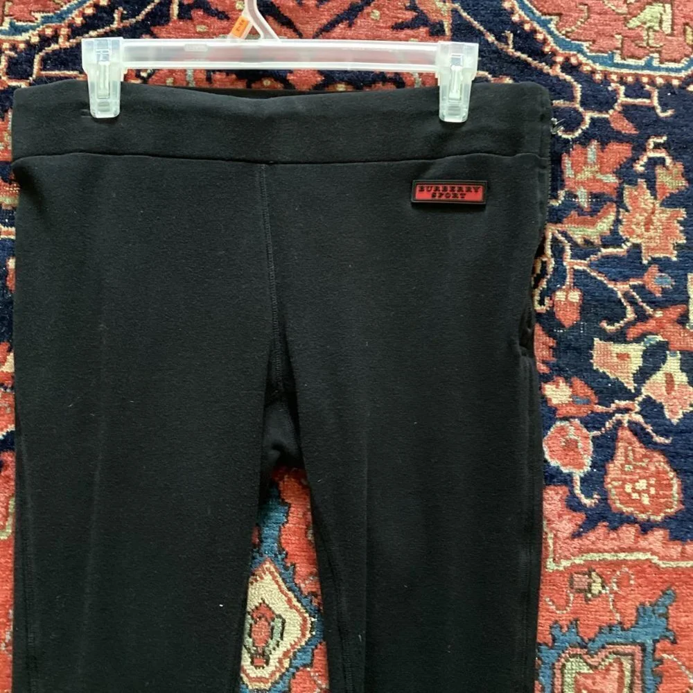 Burberry Sport Black Size Zipper Leggins Size L - Picture 8 of 10